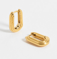 ESTELLA BARTLETT RIDGE HINGE HOOP EARRINGS
