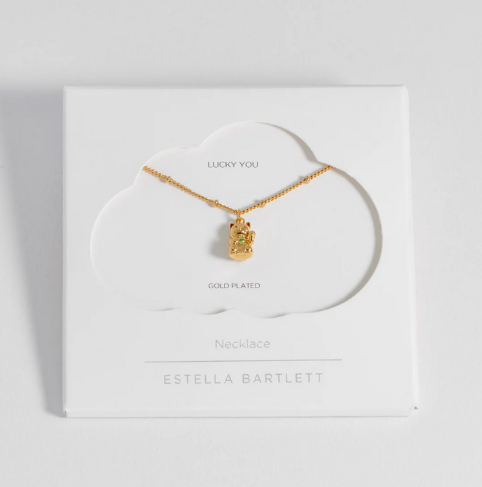 ESTELLA BARTLETT LUCKY CAT NECKLACE