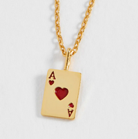 ESTELLA BARTLETT ACE OF HEARTS NECKLACE