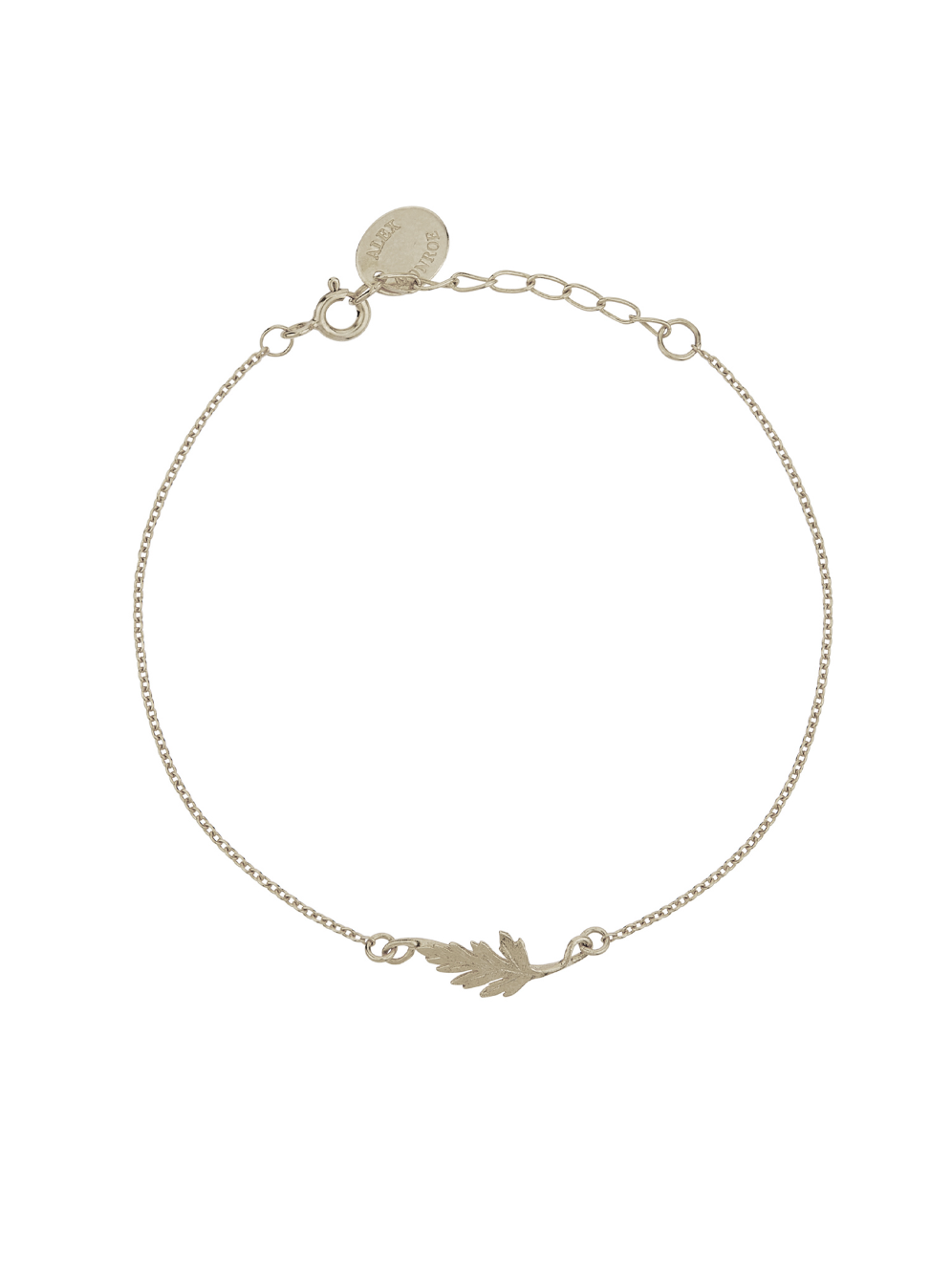 ALEX MONROE LITTLE FERN LEAF BRACELET
