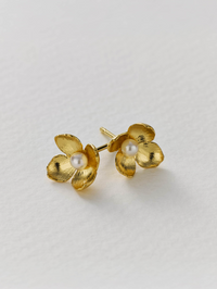 ALEX MONROE CUCKOO FLOWER STUD EARRINGS