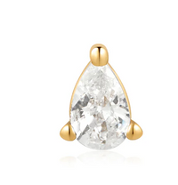 ANIA HAIE PEAR BARBELL EARRING