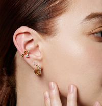 ANIA HAIE PEAR BARBELL EARRING