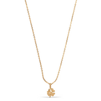 ENAMEL COPENHAGAEN FOUR LEAF CLOVER NECKLACE