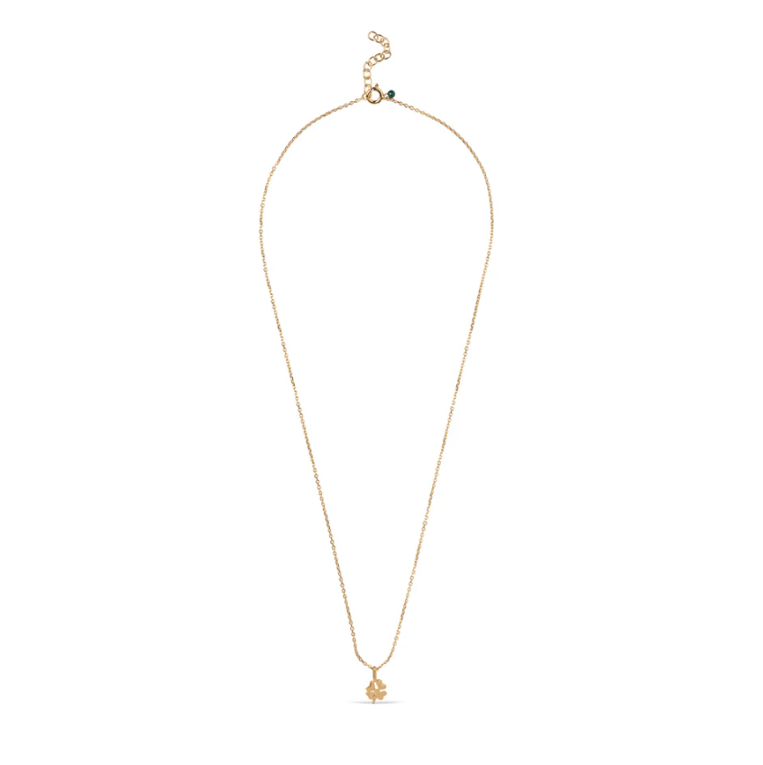 ENAMEL COPENHAGAEN FOUR LEAF CLOVER NECKLACE