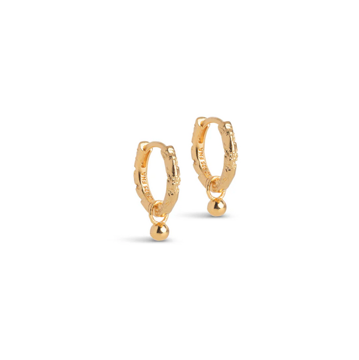 ENAMEL COPENHAGEN BELLE HOOP EARRINGS