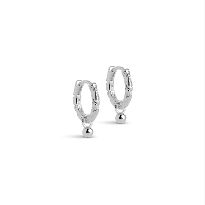 ENAMEL COPENHAGEN BELLE HOOP EARRINGS