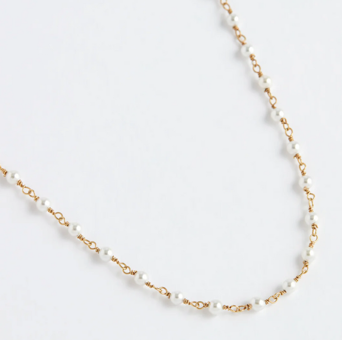 SORU CHARM PEARL NECKLACE