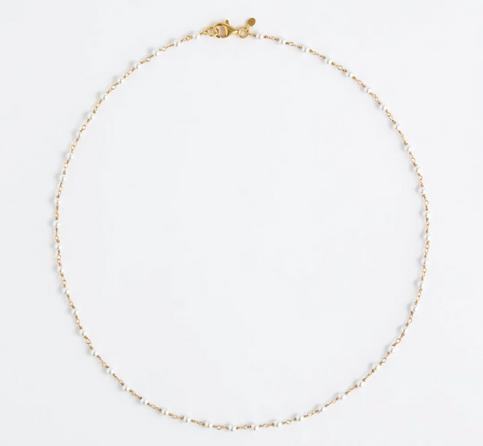 SORU CHARM PEARL NECKLACE