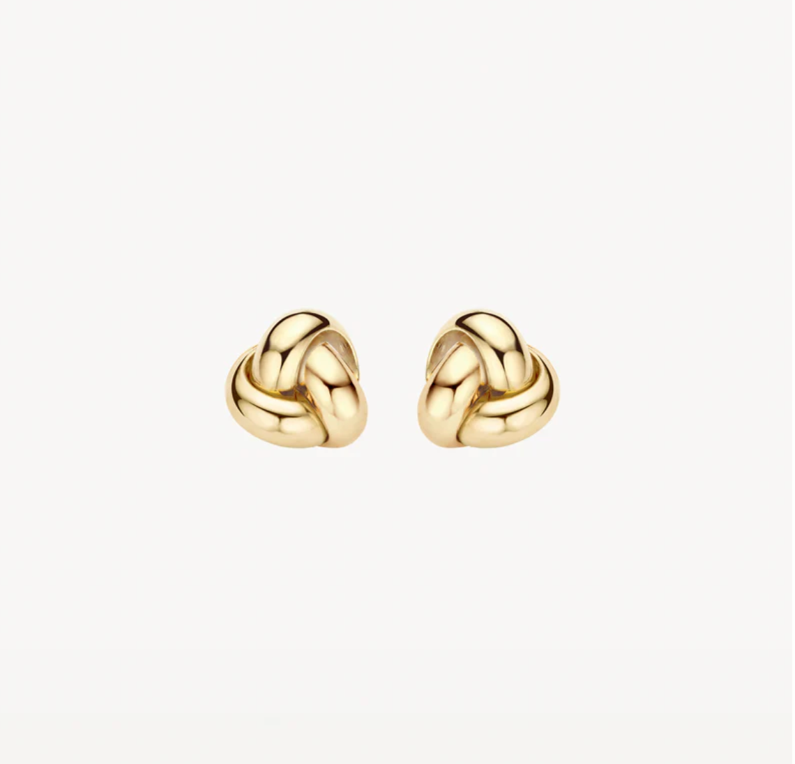 BLUSH 14K YELLOW GOLD KNOT EARRINGS