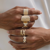 ANNA BECK CENTERED SADDLE RING