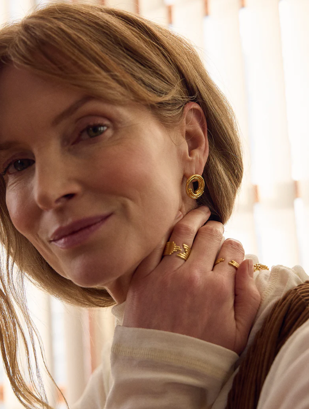 RACHEL JACKSON FRONT FACING EVOLVE STUD EARRINGS