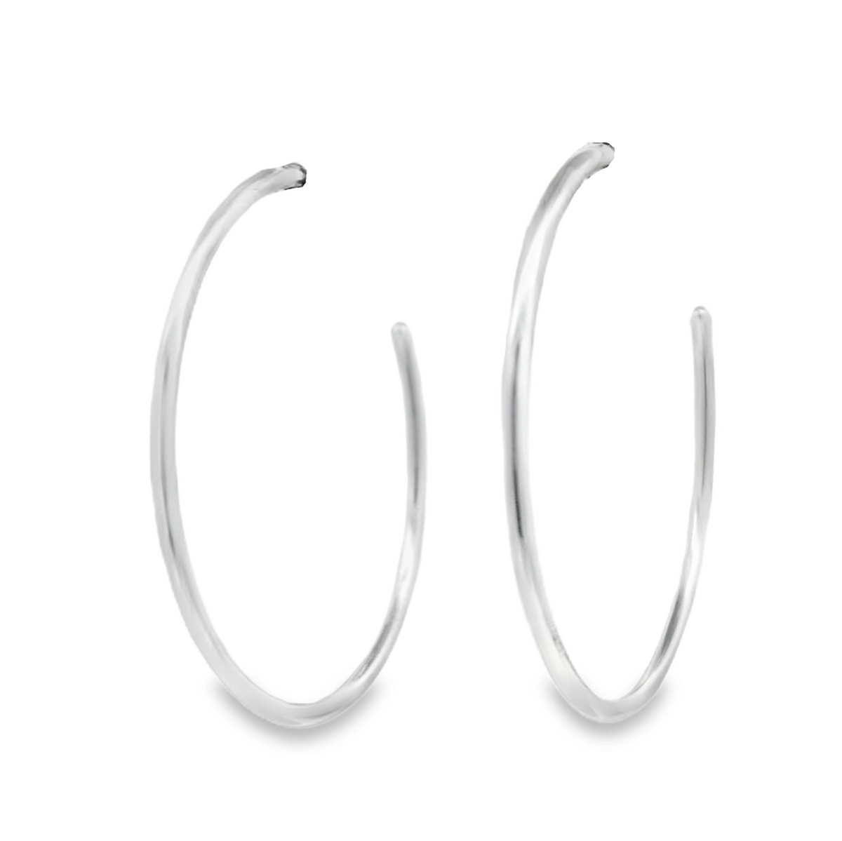 LAST NIGHT I DREAMT BABETTE SOLID SILVER HOOPS