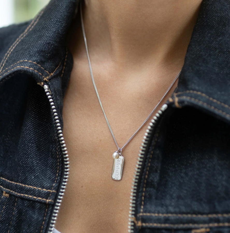 CLAUDIA BRADBY PEARL GLIMMERS NECKLACE