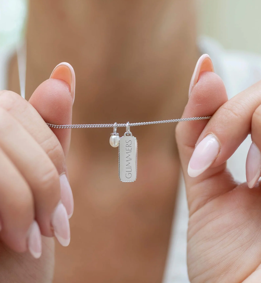 CLAUDIA BRADBY PEARL GLIMMERS NECKLACE