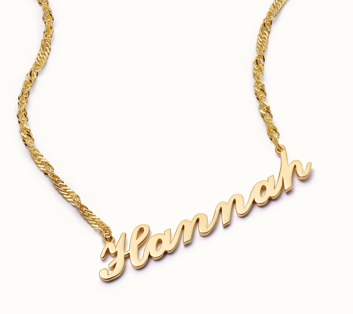 DAISY LONDON PERSONALISED CARRIE NAME NECKLACE - MADE TO ORDER