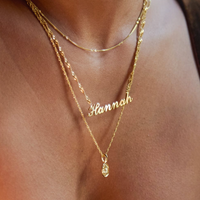 DAISY LONDON PERSONALISED CARRIE NAME NECKLACE - MADE TO ORDER