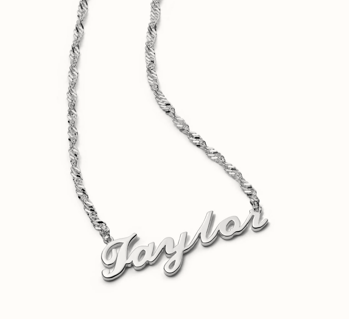 DAISY LONDON PERSONALISED CARRIE NAME NECKLACE - MADE TO ORDER