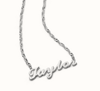 DAISY LONDON PERSONALISED CARRIE NAME NECKLACE - MADE TO ORDER