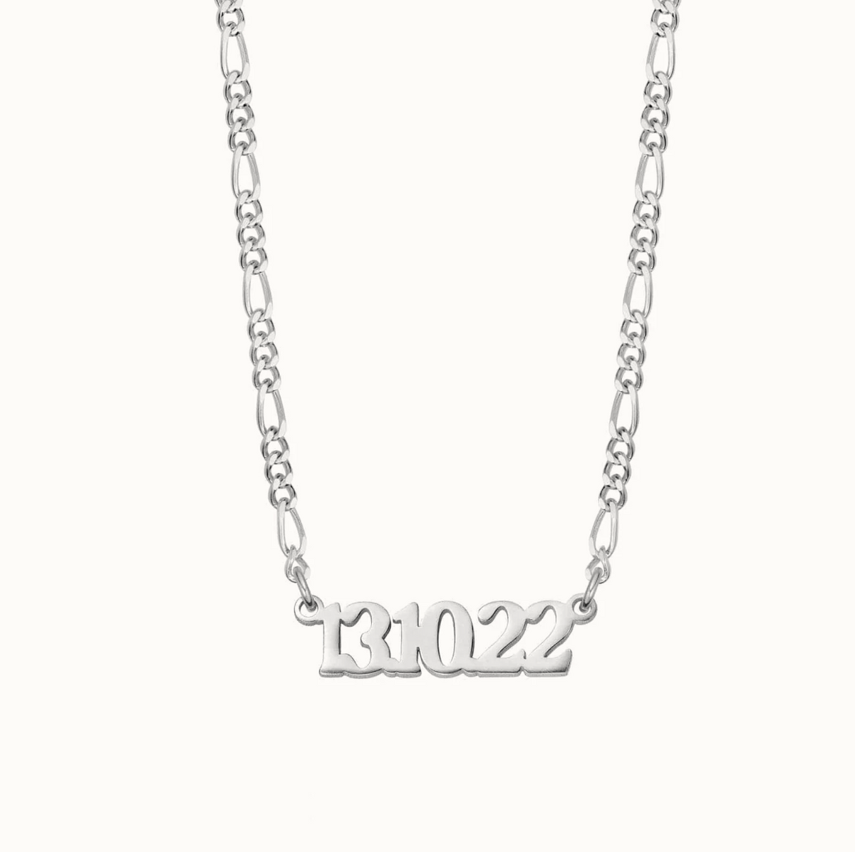 DAISY LONDON PERSONALISED DATE NECKLACE - MADE TO ORDER