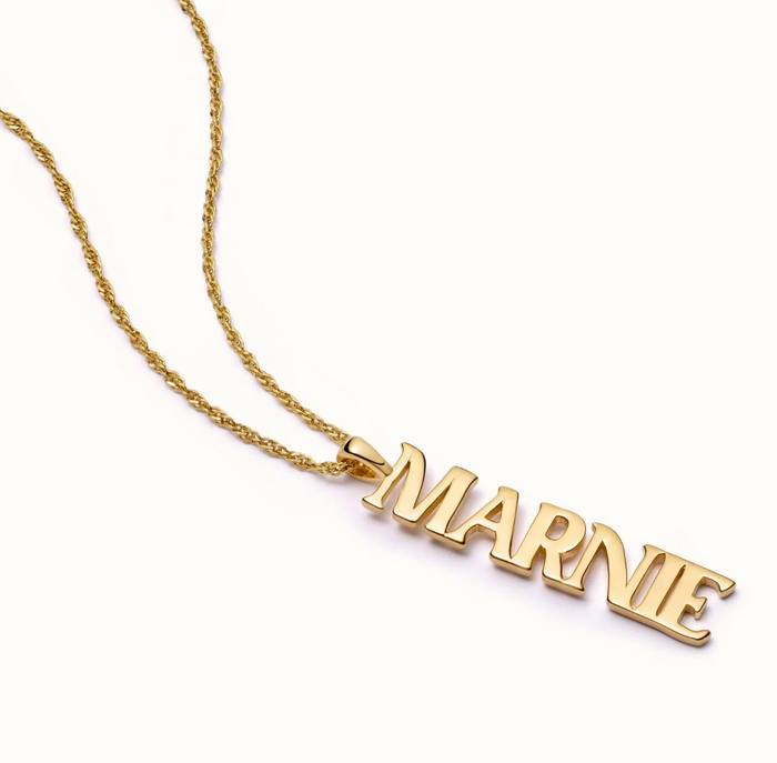 DAISY LONDON PERSONALISED PENDANT NECKLACE - MADE TO ORDER