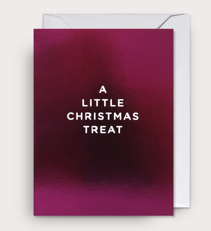 A LITTLE TREAT CHRISTMAS CARD