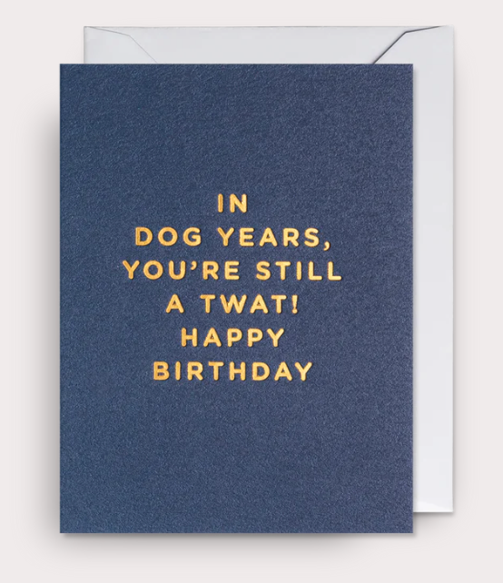 IN DOG YEARS CARD