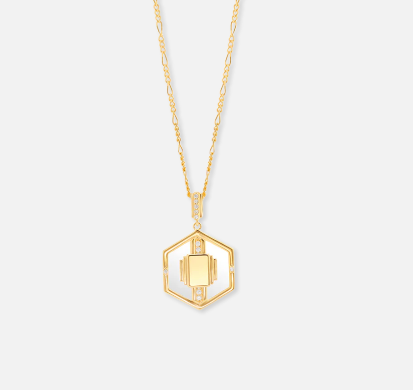 V BY LAURA VANN GOLDIE NECKLACE