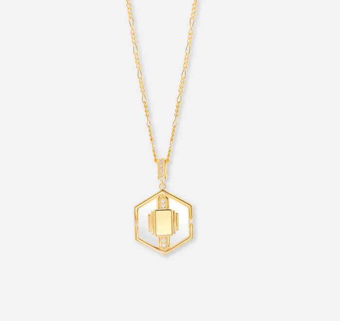 V BY LAURA VANN GOLDIE NECKLACE