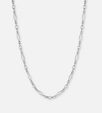 V BY LAURA VANN SILVER RHO LINK HEAVY CHAIN NECKLACE