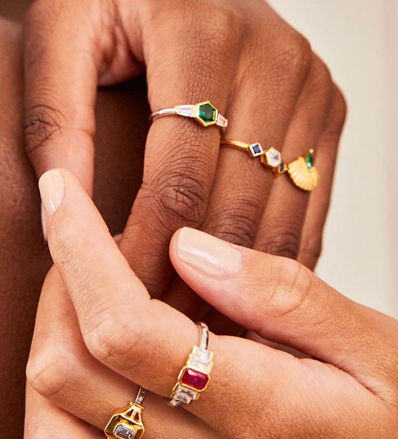 V BY LAURA VANN DARCY RING