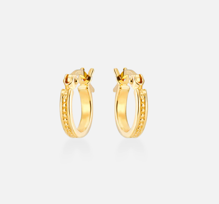 V BY LAURA VANN FRANCES HOOP EARRINGS