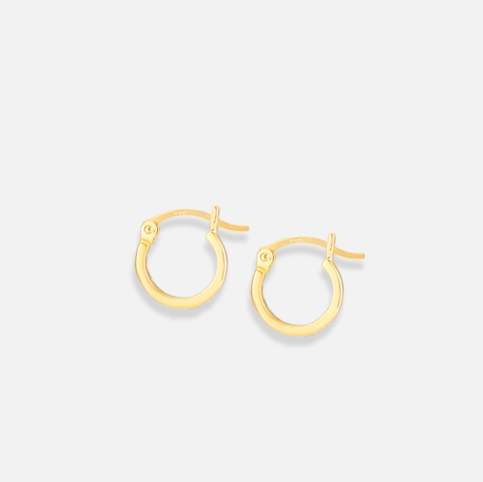 V BY LAURA VANN FRANCES HOOP EARRINGS