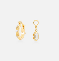 V BY LAURA VANN LENA HOOP AND DROPS EARRINGS