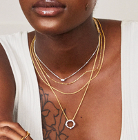 V BY LAURA VANN AGATA CHOKER NECKLACE