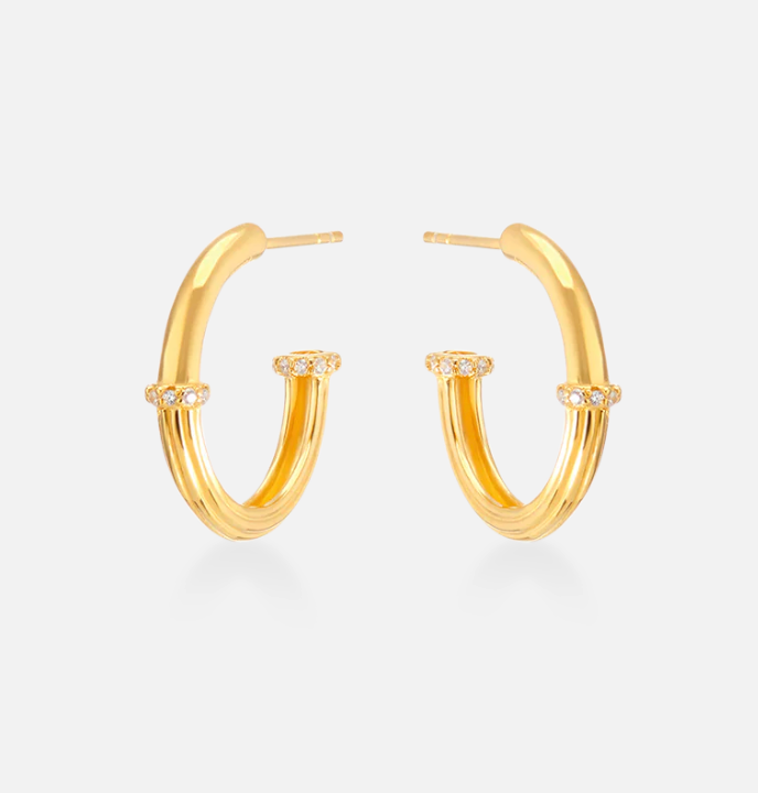 V BY LAURA VANN SADE HOOP EARRINGS