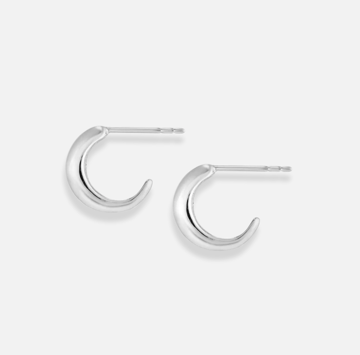 V BY LAURA VANN MINI TINA SMALL CHUBBY HOOP EARRINGS