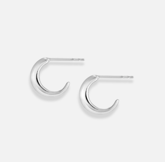 V BY LAURA VANN MINI TINA SMALL CHUBBY HOOP EARRINGS