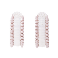 TALIS CHAINS MANHATTAN FLAT HOOP EARRINGS