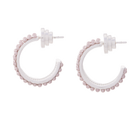 TALIS CHAINS MANHATTAN FLAT HOOP EARRINGS