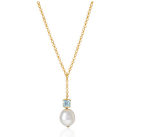 V BY LAURA VANN BELLA BAROQUE PEARL NECKLACE