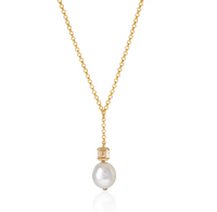 V BY LAURA VANN BELLA BAROQUE PEARL NECKLACE