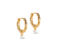 ENAMEL COPENHAGEN BELLE HOOP EARRINGS