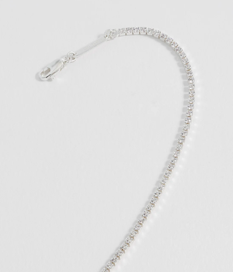 ESTELLA BARTLETT FINE TENNIS CHAIN NECKLACE NECKLACE