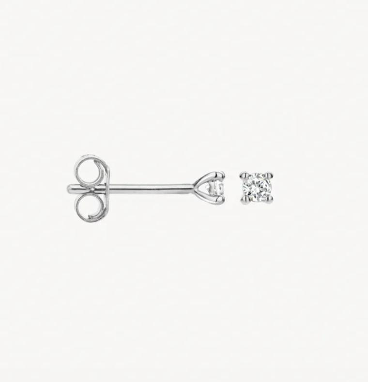BLUSH 14K GOLD & DIAMOND STUD EARRINGS
