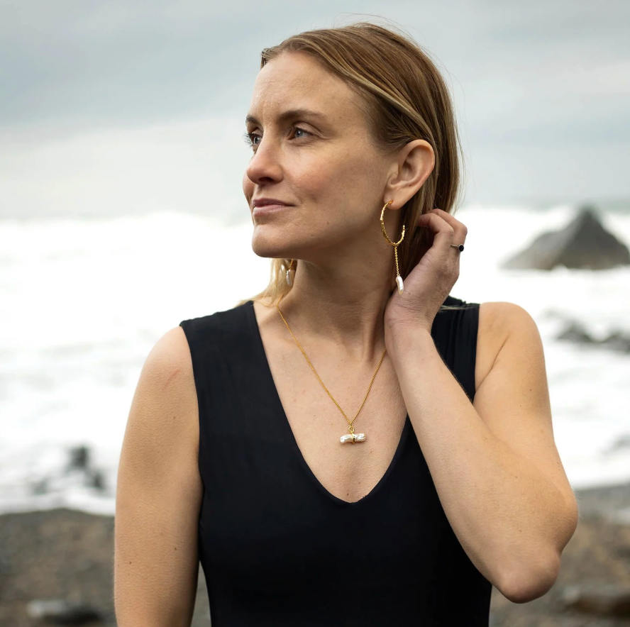 CLAUDIA BRADBY LARGE VOLCANO HOOP EARRINGS