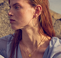 RACHEL JACKSON SHIMMERING SUN OVERSIZED HOOP EARRINGS