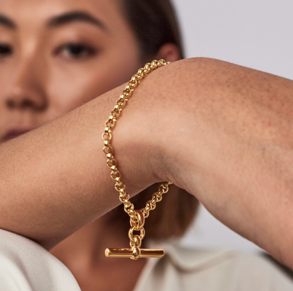 TILLY SVEAAS BELCHER BRACELET WITH T BAR