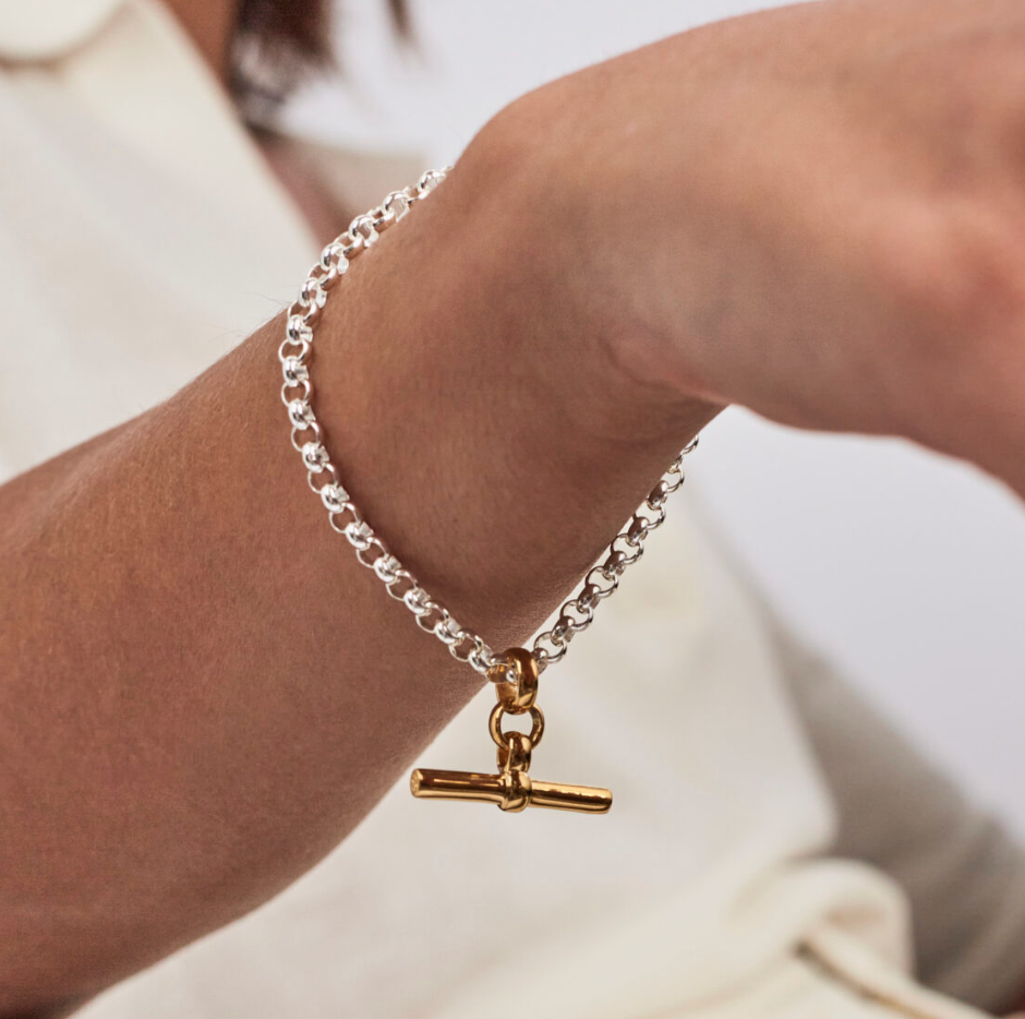 TILLY SVEAAS BELCHER BRACELET WITH T BAR