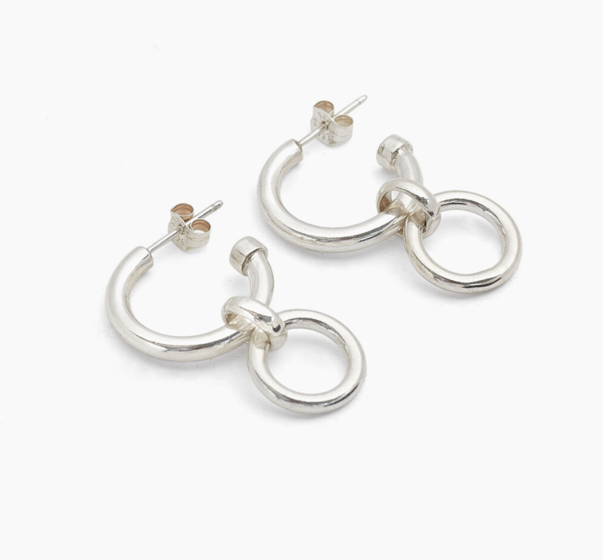 TILLY SVEAAS SMALL ETERNITY HOOP EARRINGS